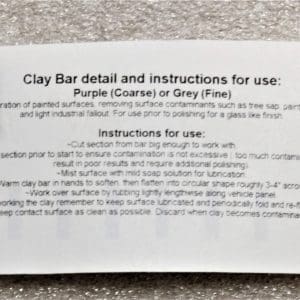 Labels for clay bars
