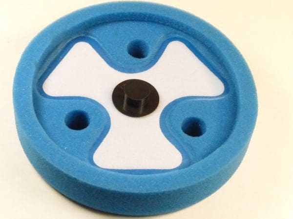 855GT RECESSED BACK FOAM PAD BLUE